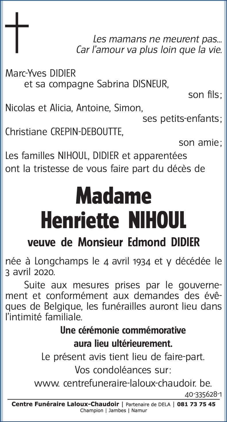 Henriette NIHOUL