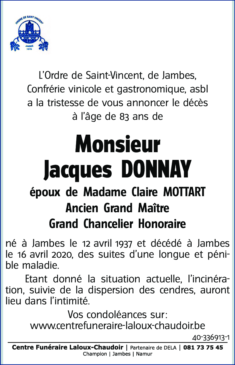 Jacques DONNAY