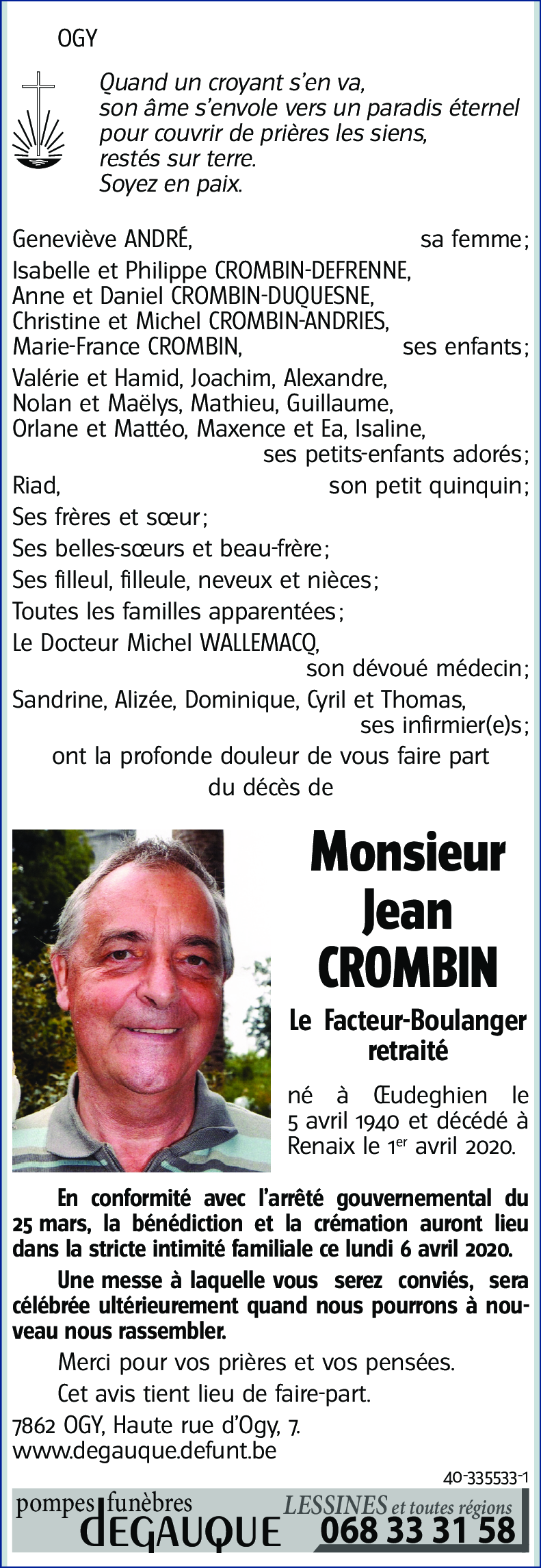 Jean CROMBIN