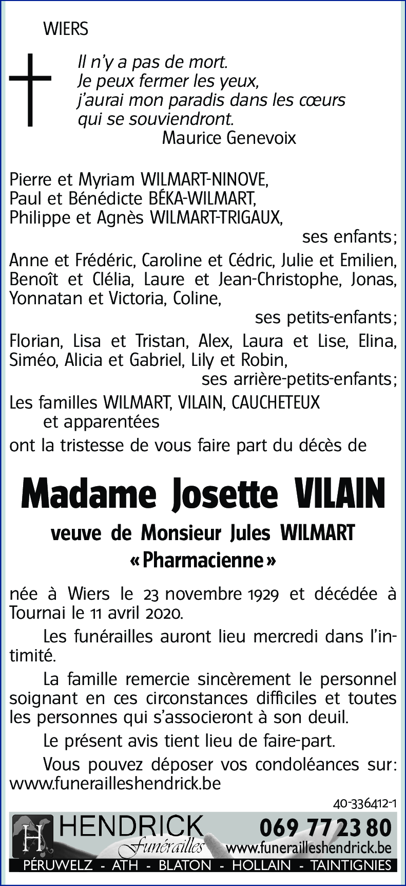 Josette VILAIN