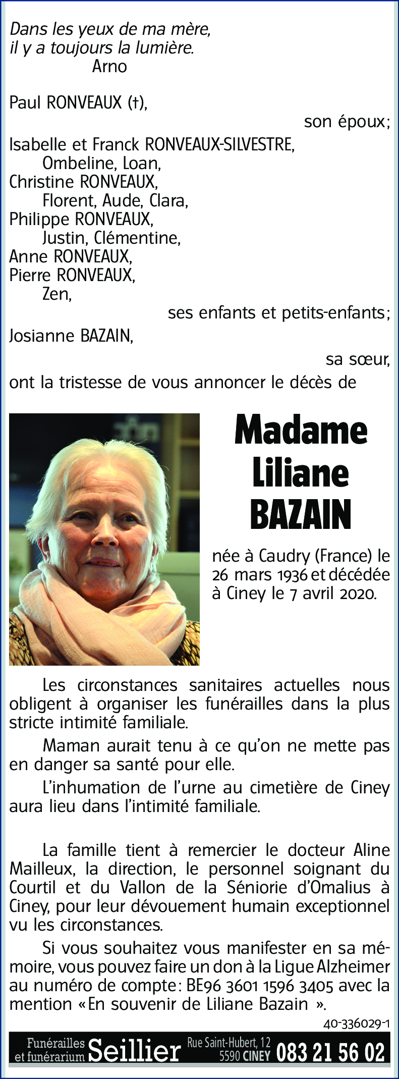 Liliane BAZAIN