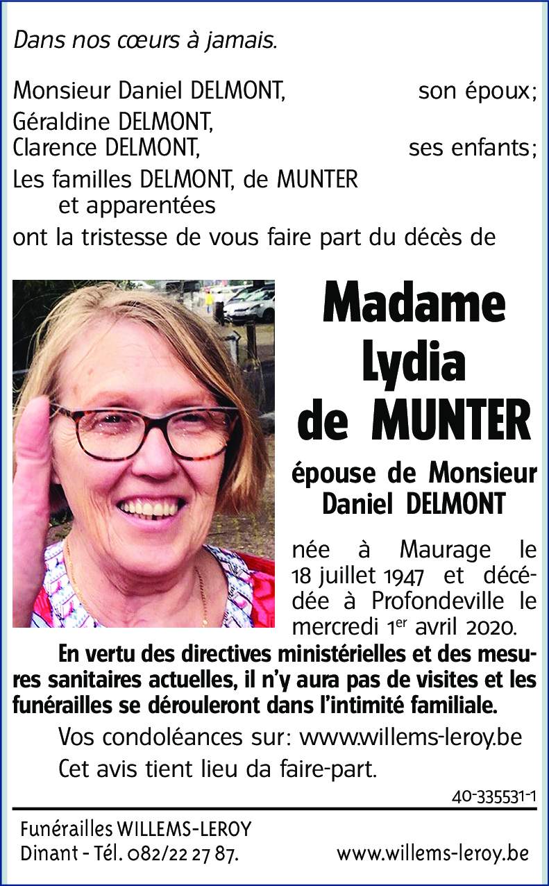 Lydia de MUNTER