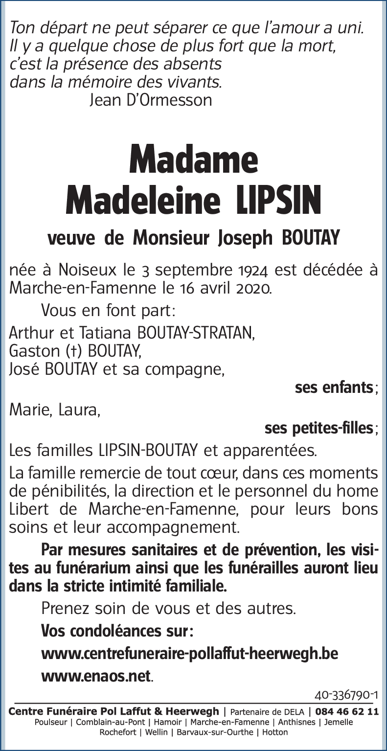 Madeleine LIPSIN