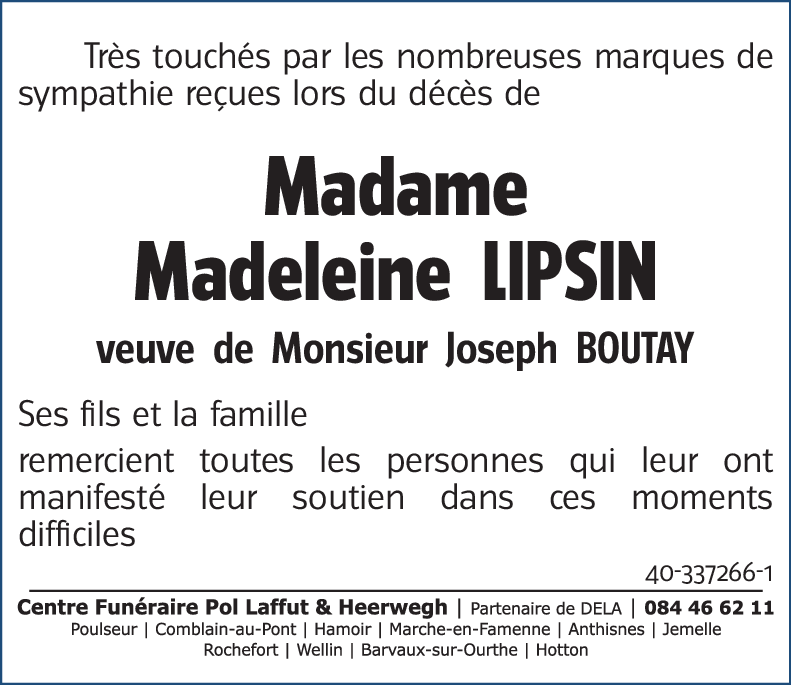 Madeleine LIPSIN