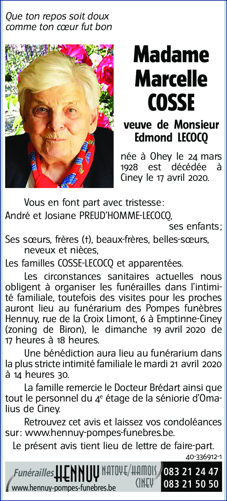 Marcelle COSSE