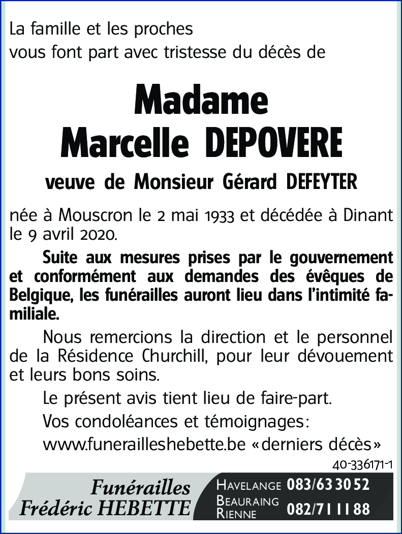 Marcelle DEPOVERE