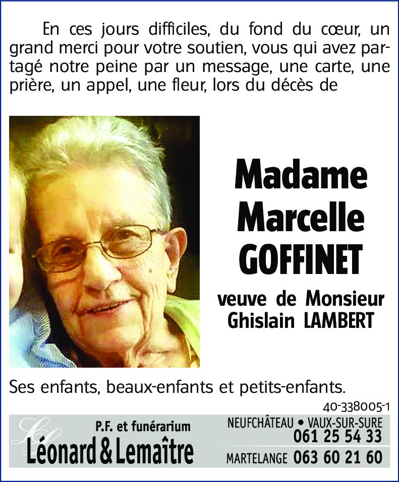 Marcelle GOFFINET