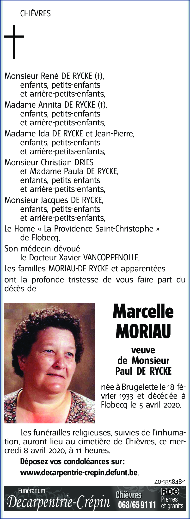 Marcelle MORIAU