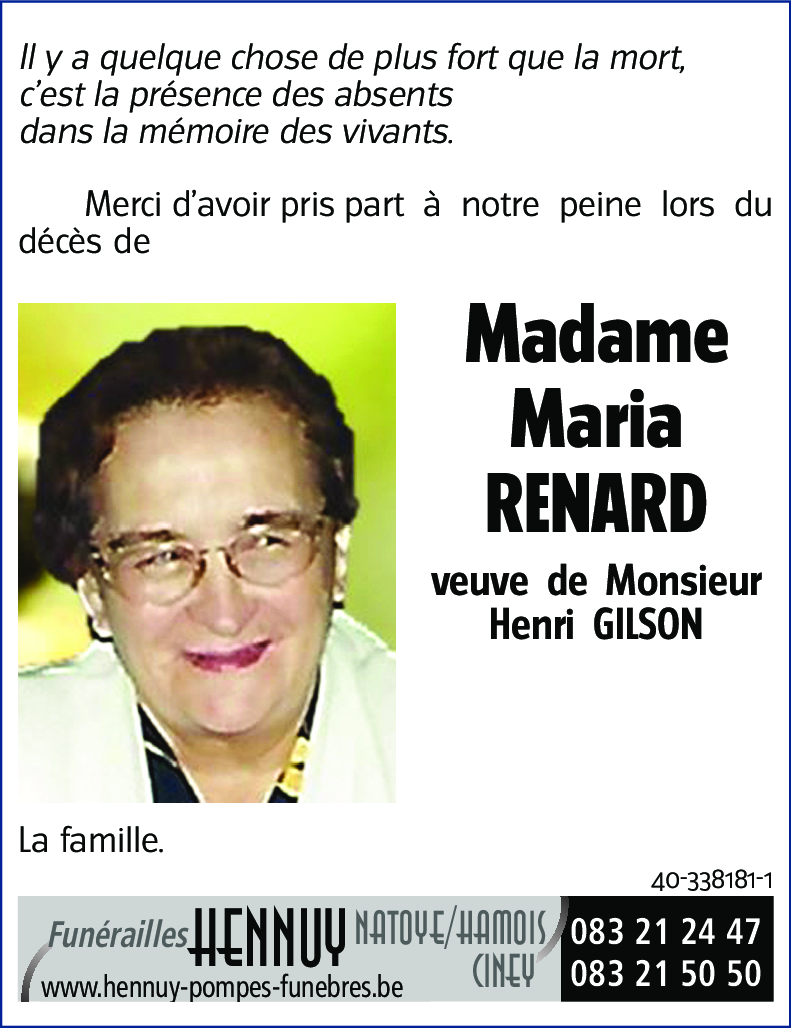 Maria RENARD