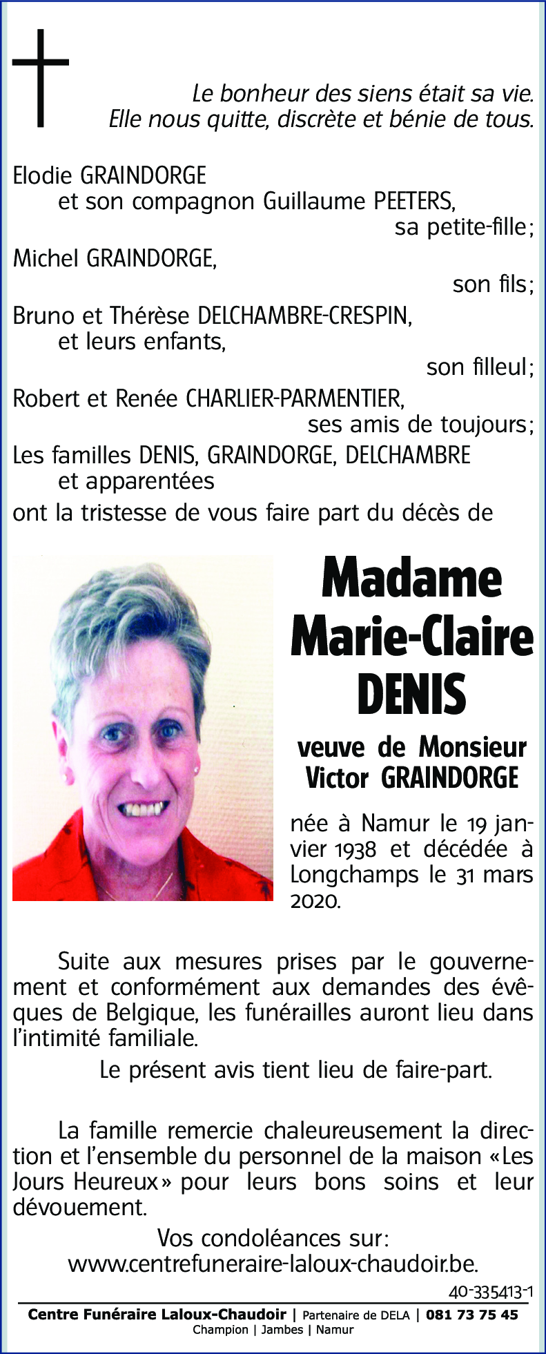 Marie-Claire DENIS