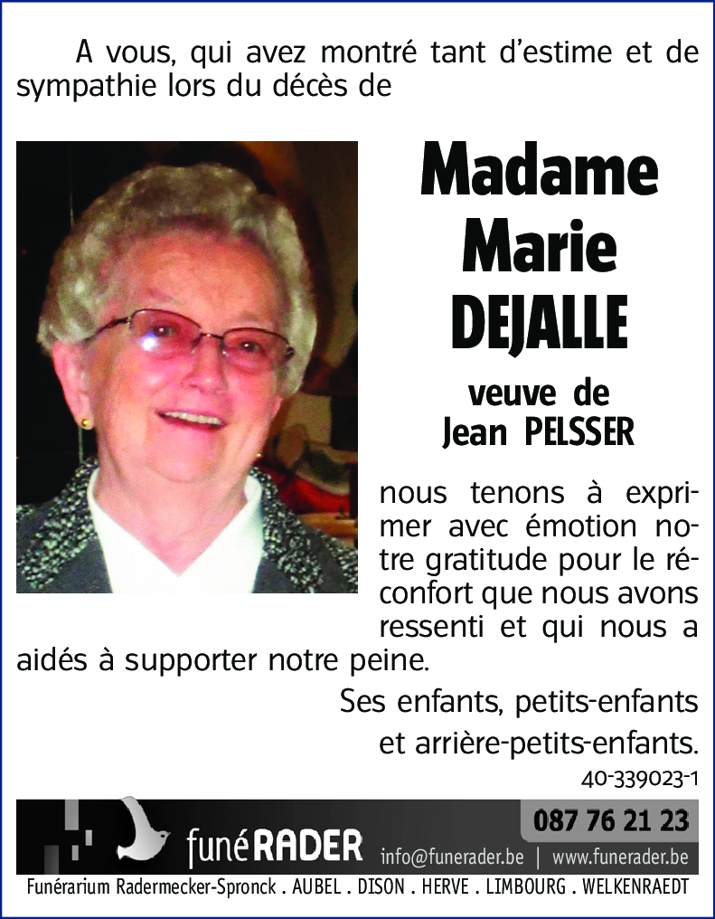 Marie DEJALLE