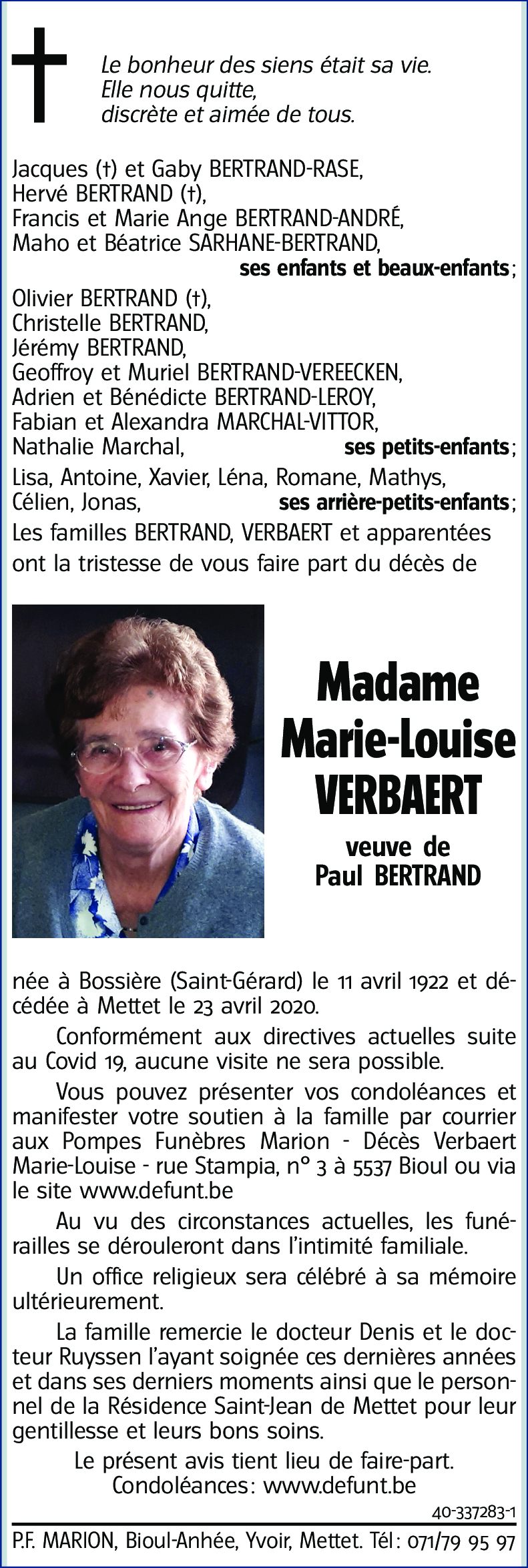 Marie-Louise Verbaert