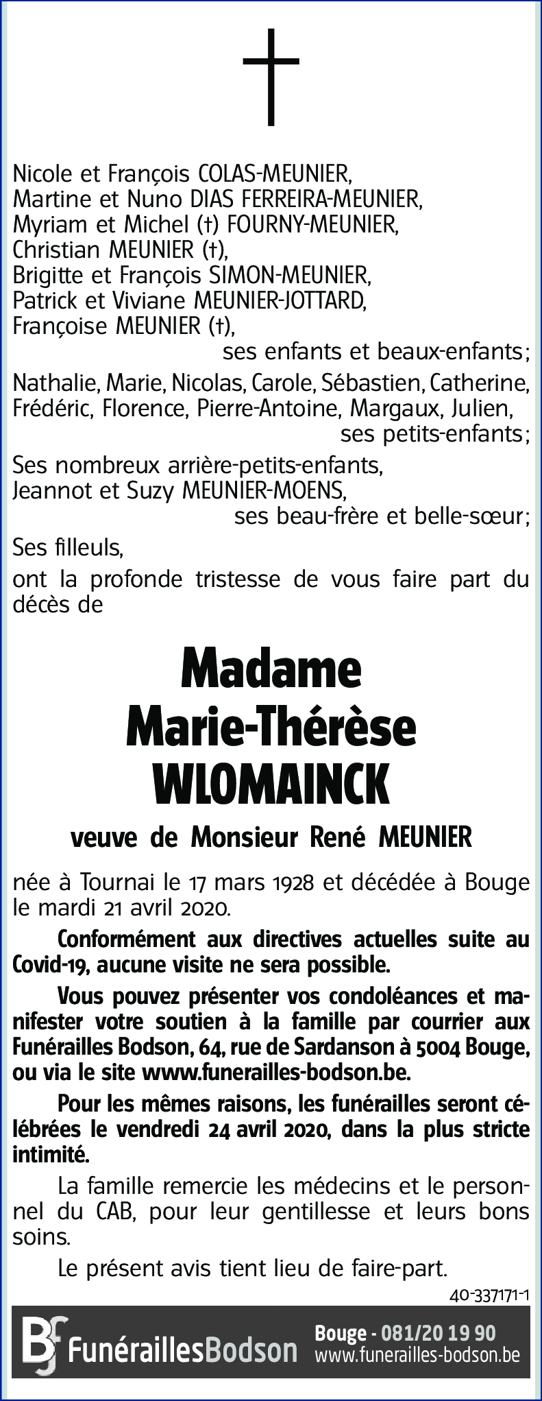 Marie-Thérèse WLOMAINCK