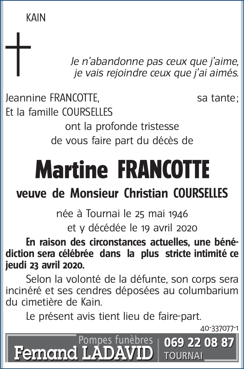 Martine FRANCOTTE