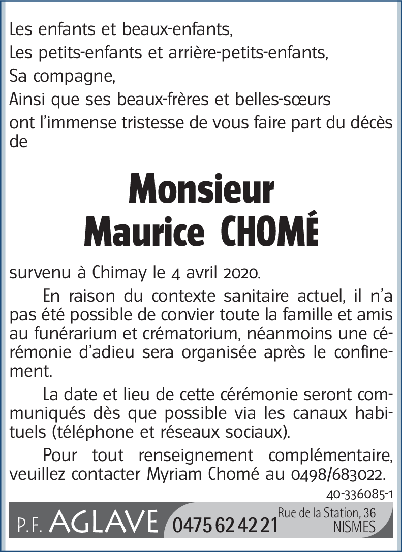 Maurice Chomé