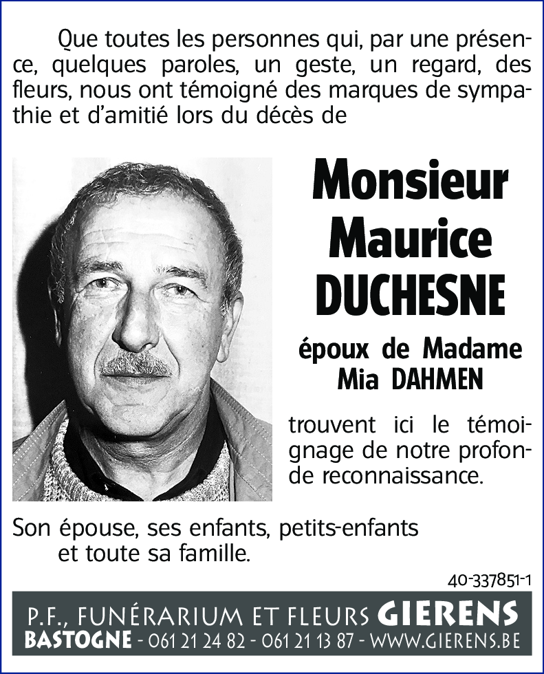 Maurice DUCHESNE