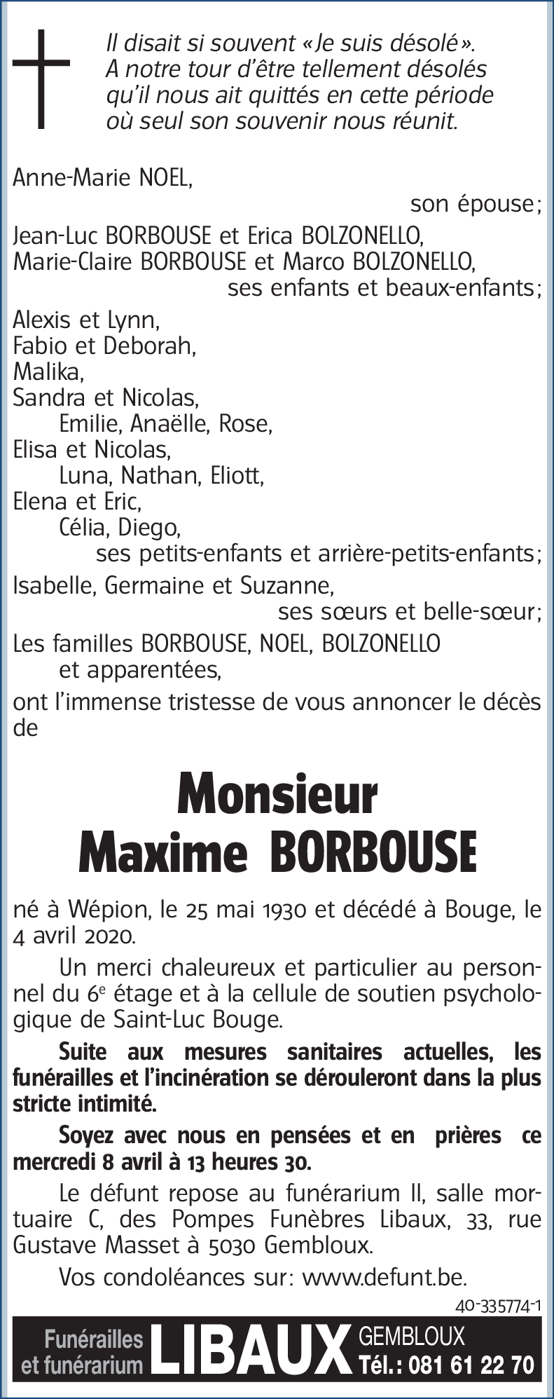 Maxime BORBOUSE