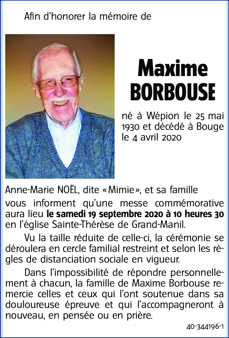 Maxime BORBOUSE