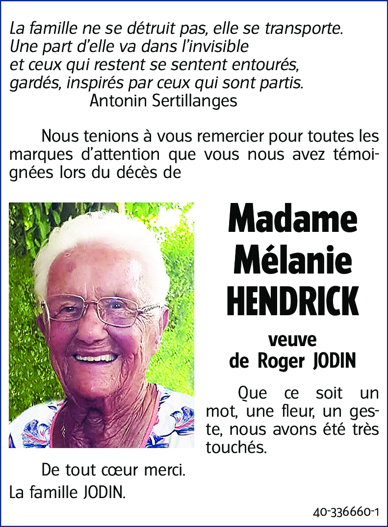 Mélanie HENDRICK