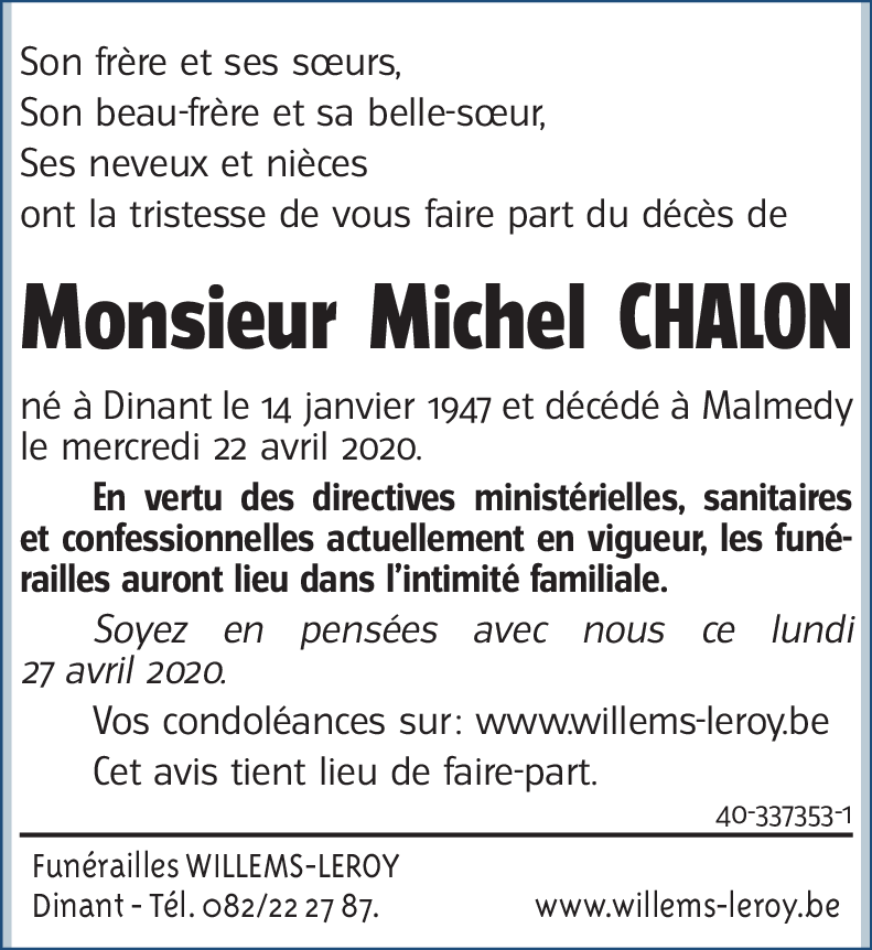 Michel CHALON