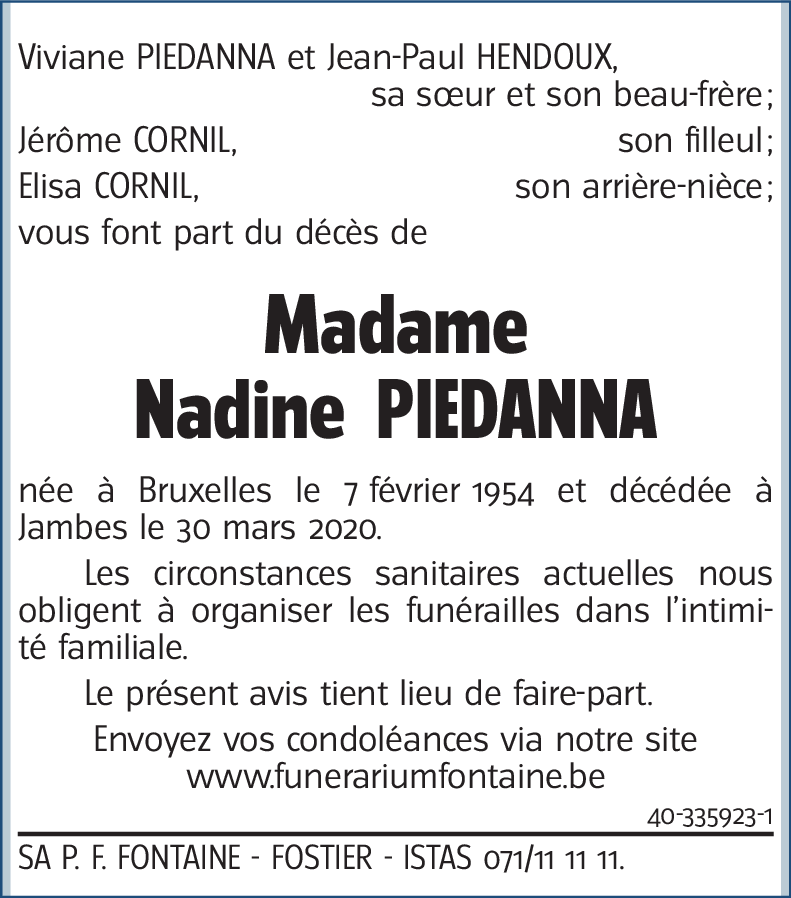 Nadine PIEDANNA