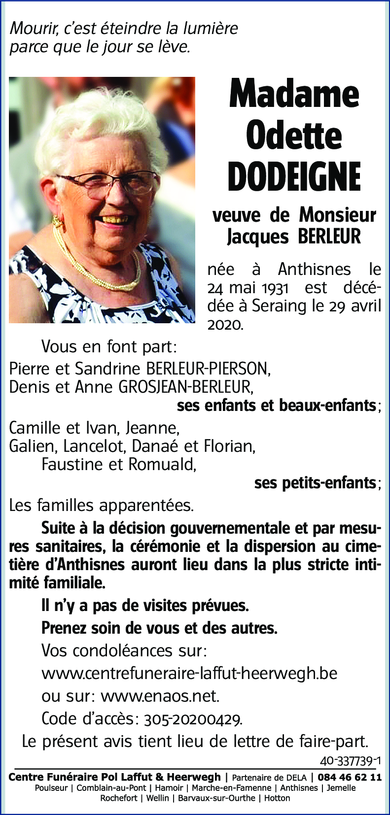 Odette DODEIGNE