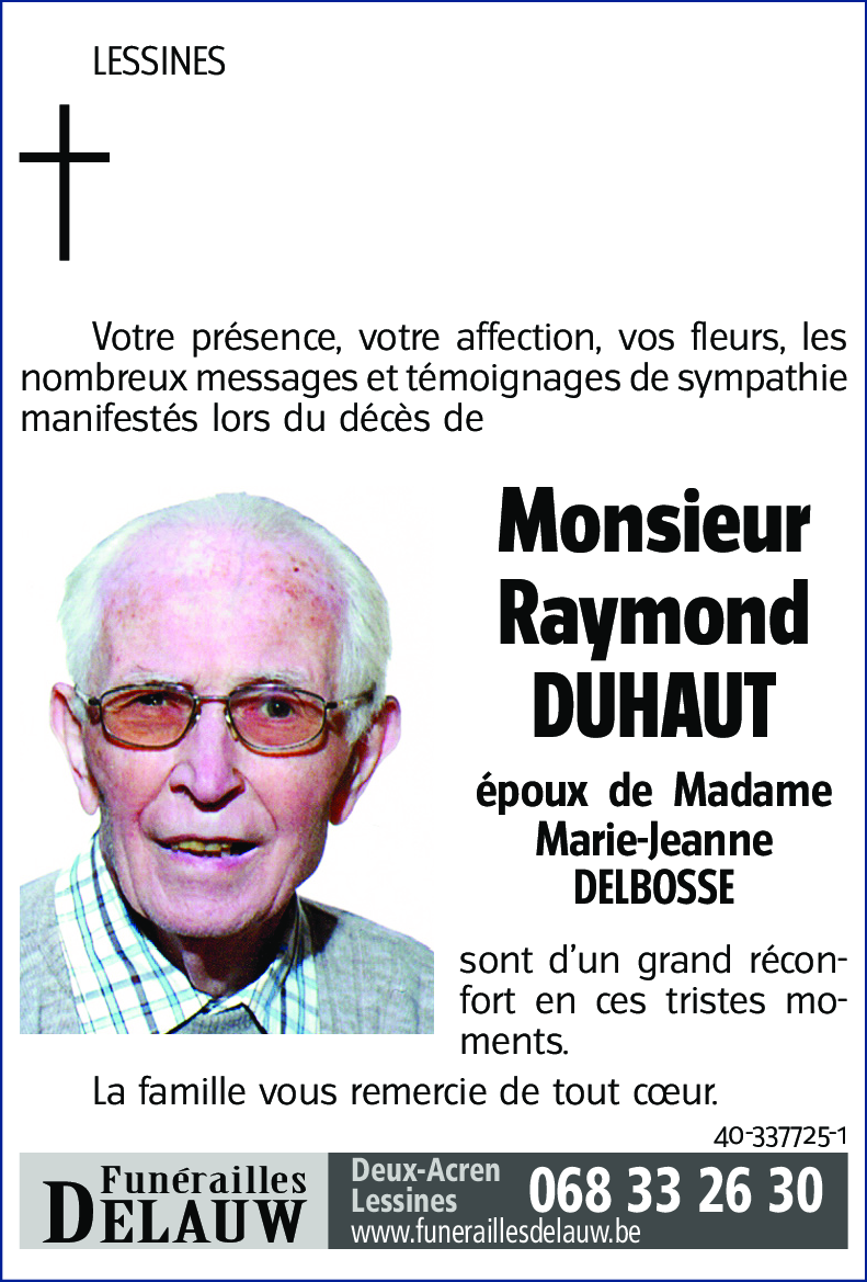 Raymond DUHAUT