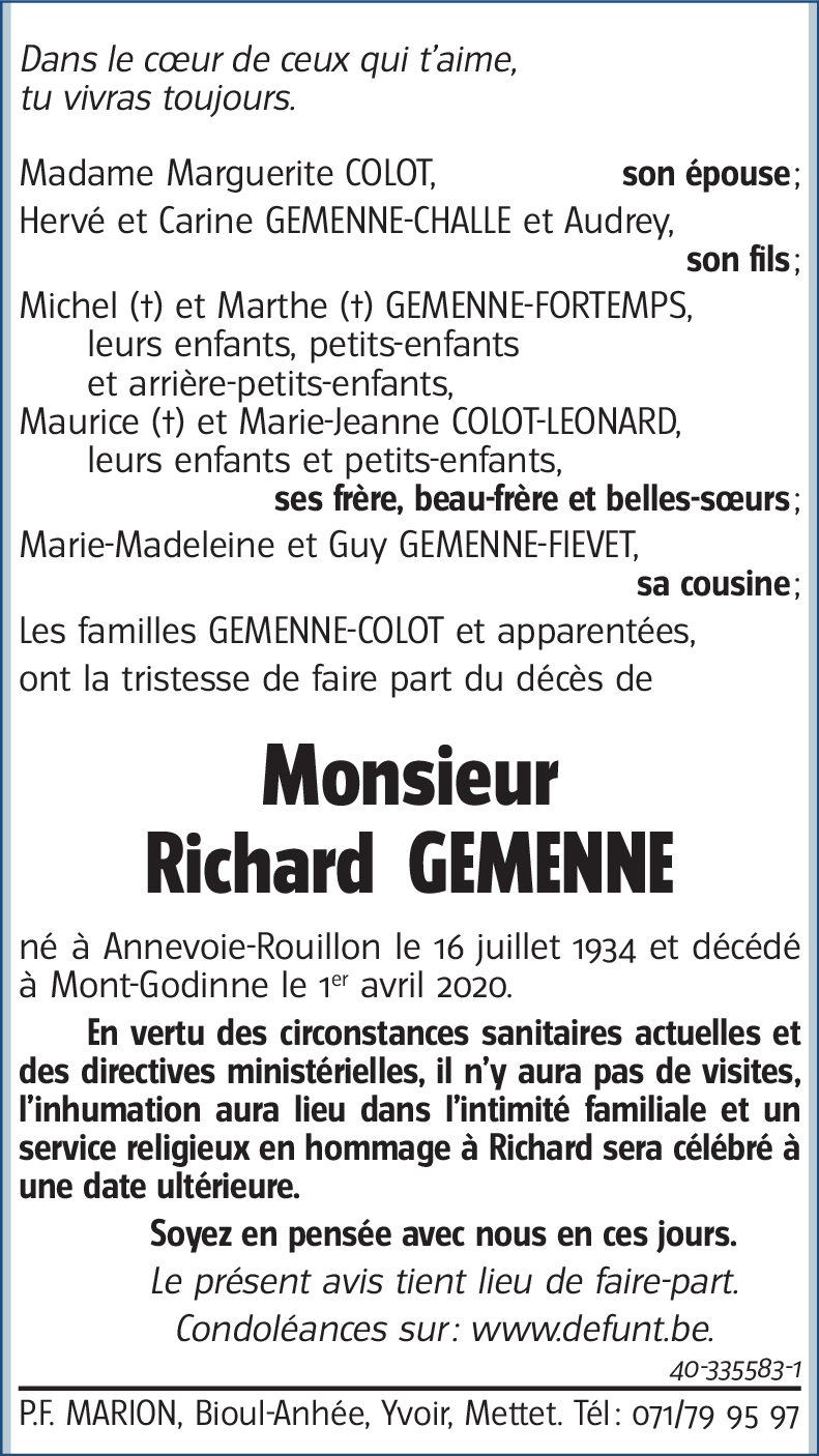 Richard GEMENNE