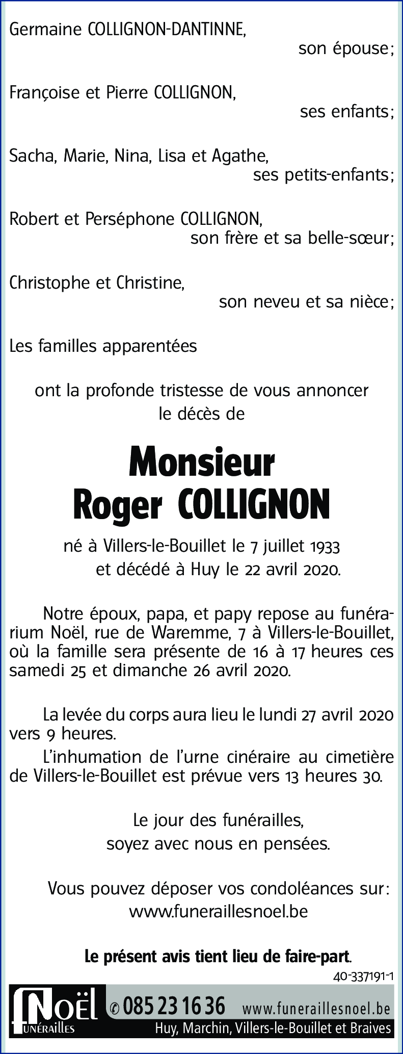 Roger COLLIGNON