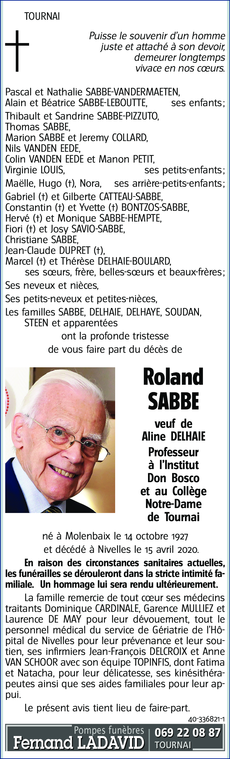 Roland SABBE