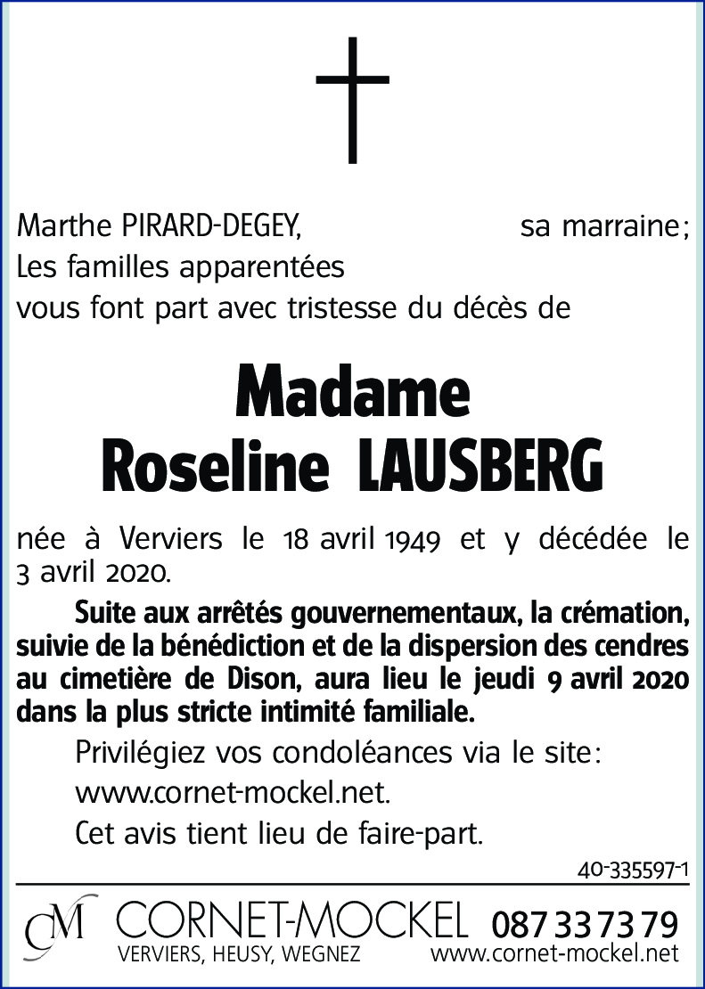 Roseline LAUSBERG