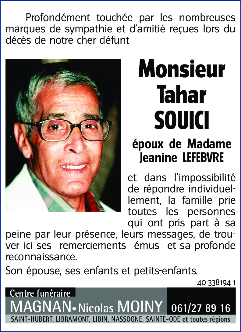 Tahar SOUICI