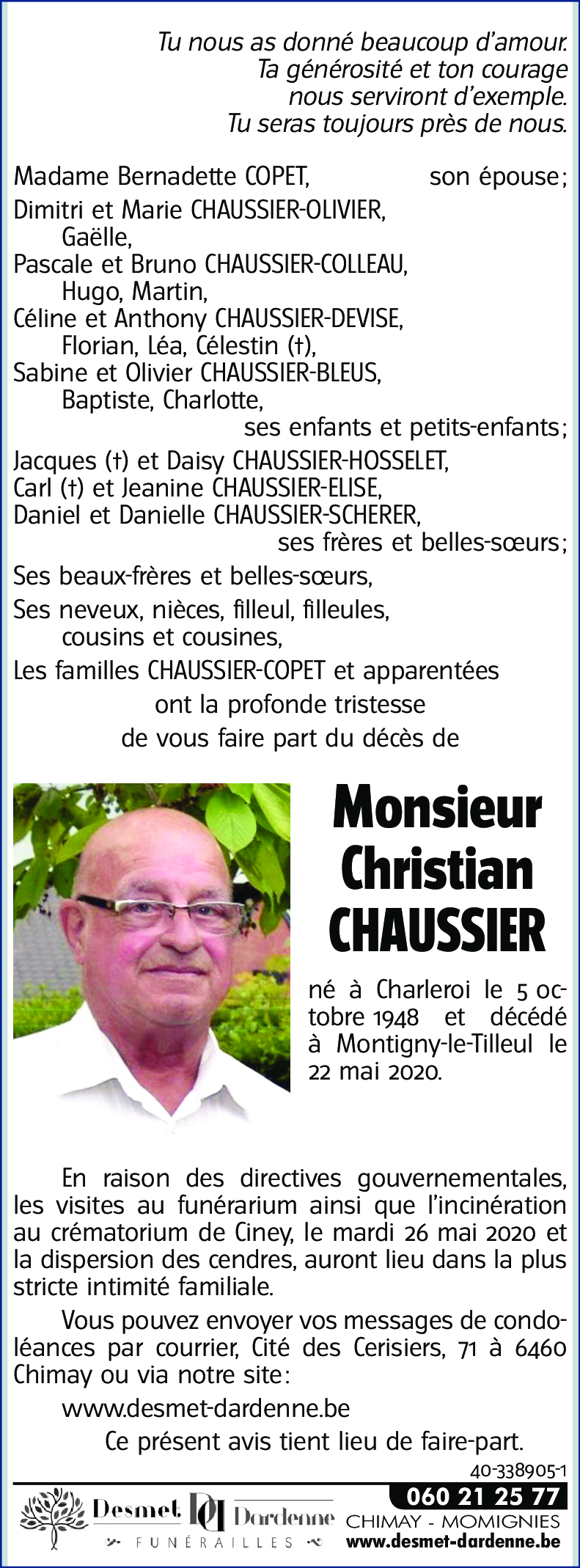 Christian CHAUSSIER