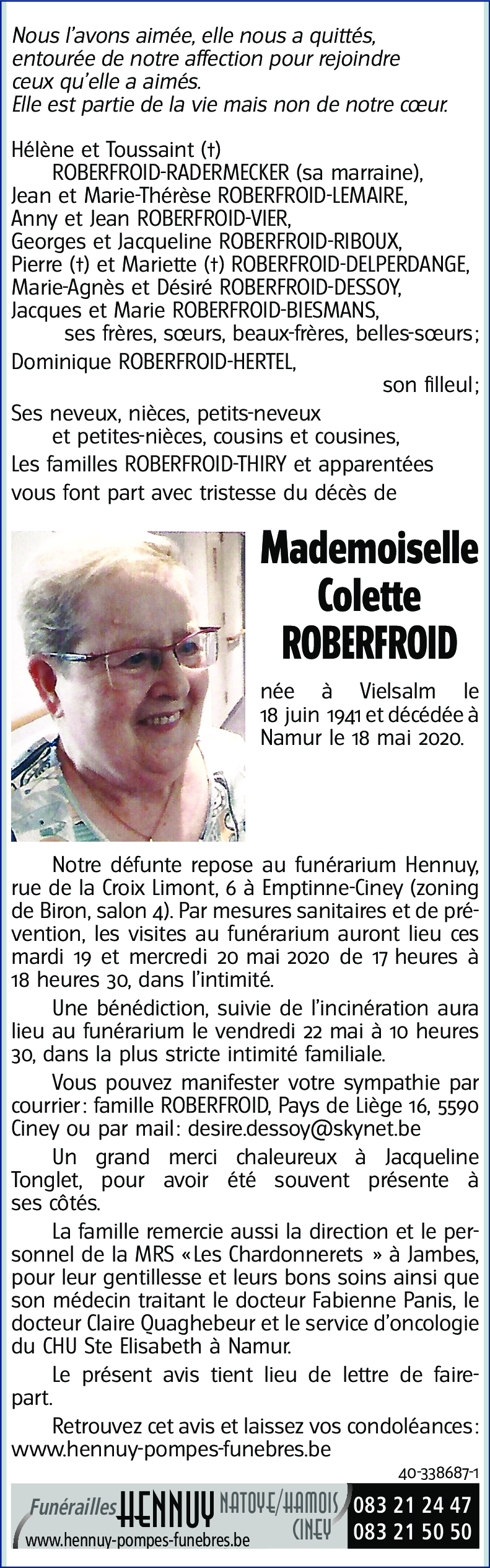 Colette ROBERFROID