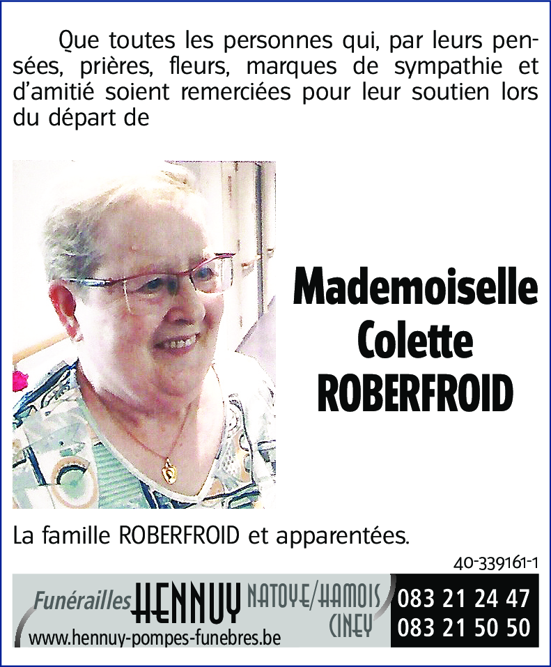 Colette ROBERFROID