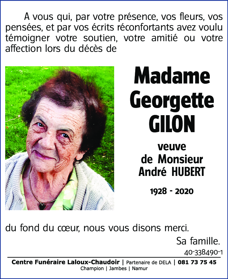 Georgette GILON