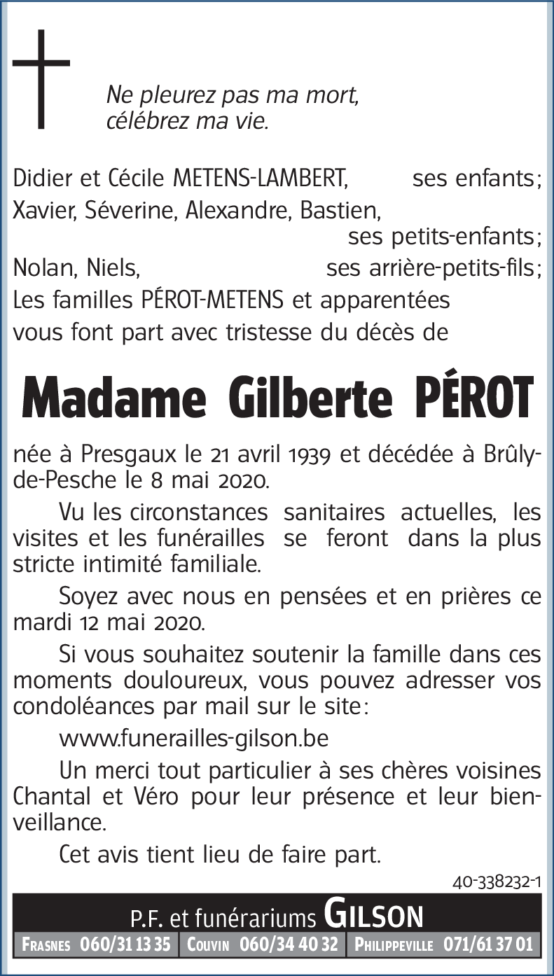 Gilberte PÉROT