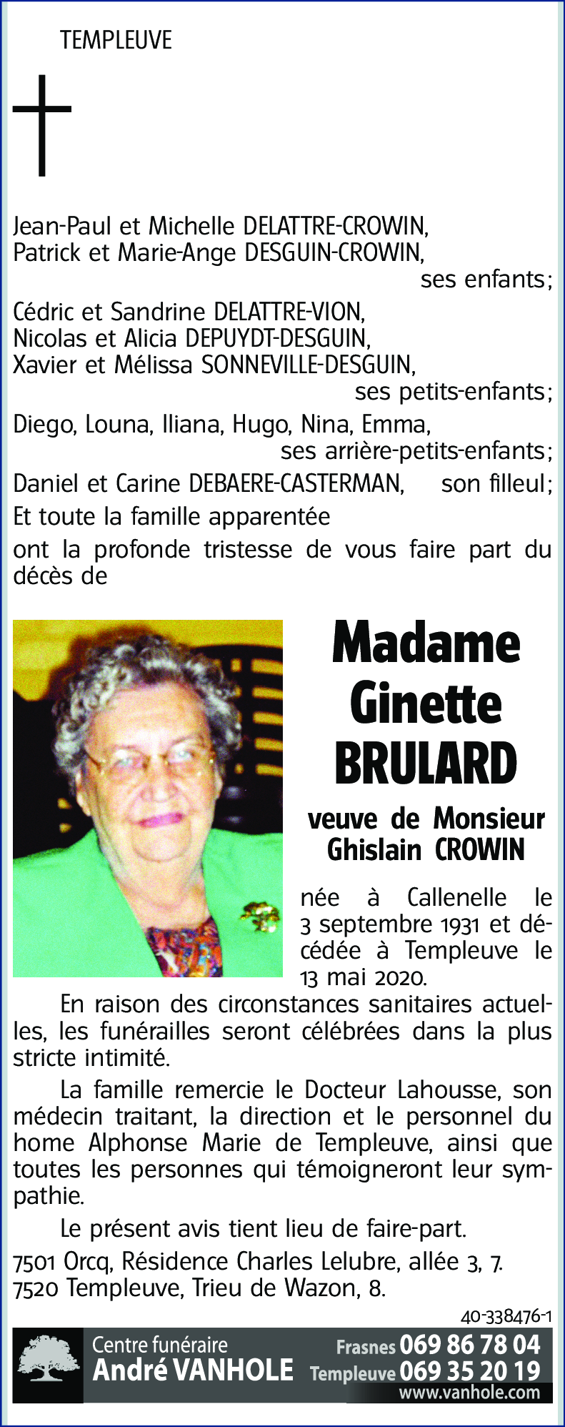 Ginette BRULARD