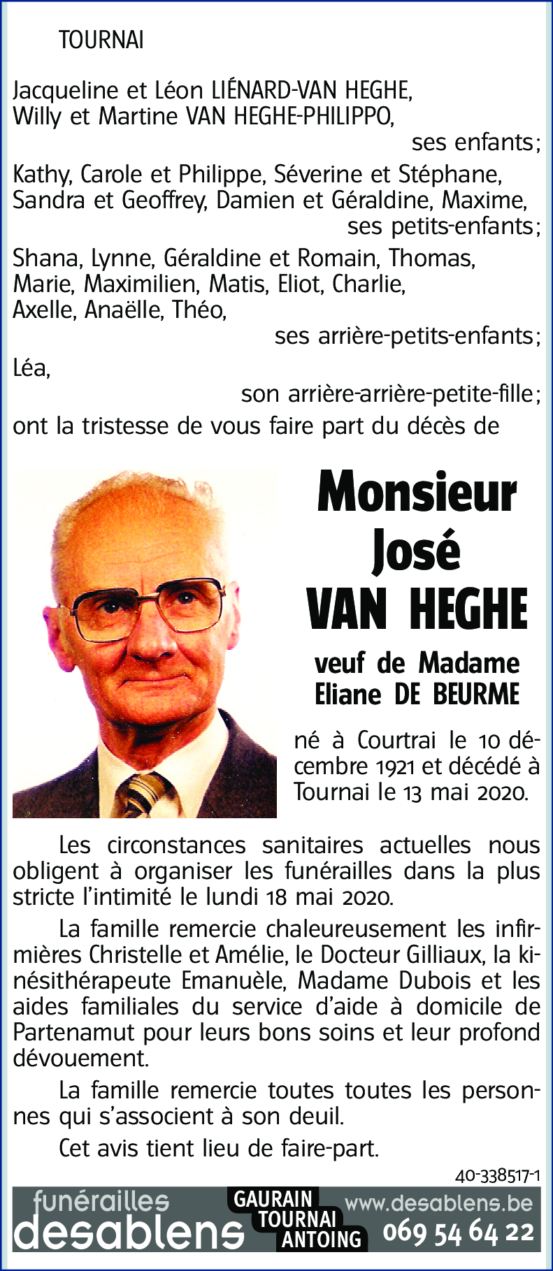 José VAN HEGHE