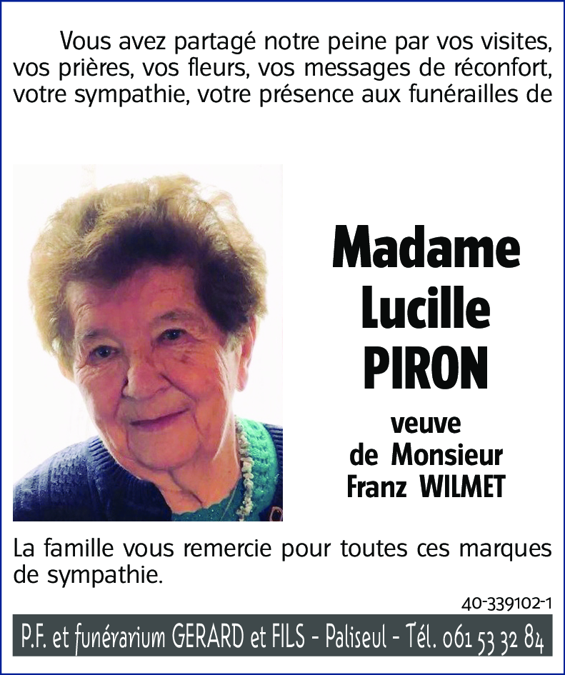 Lucille PIRON