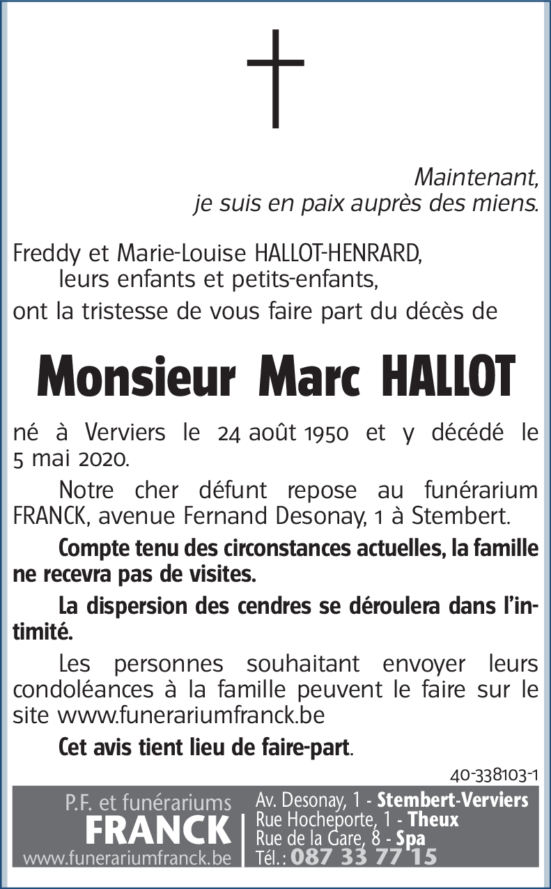 Marc HALLOT