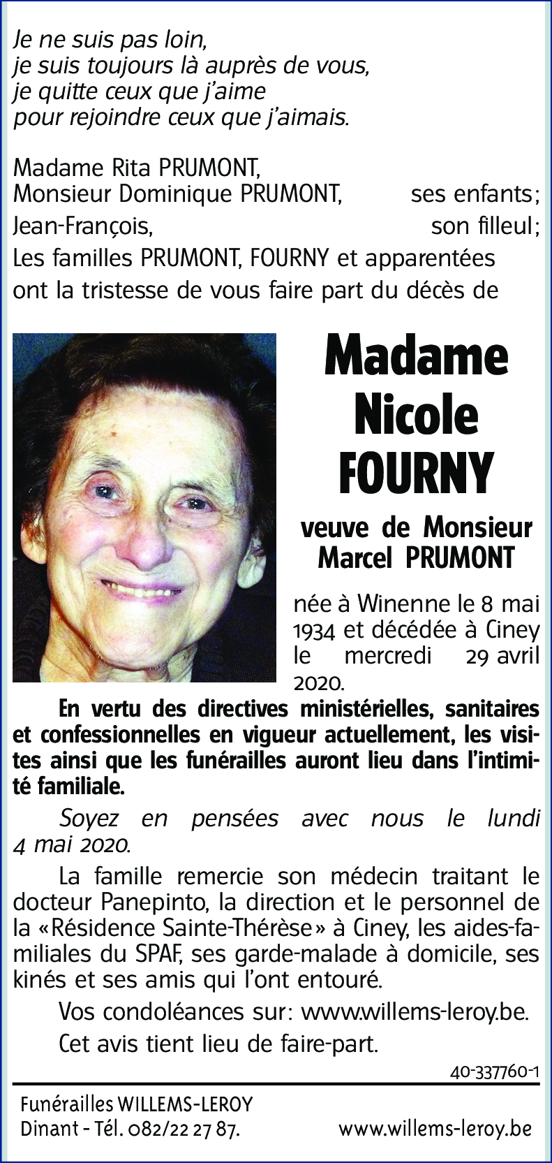 Nicole FOURNY