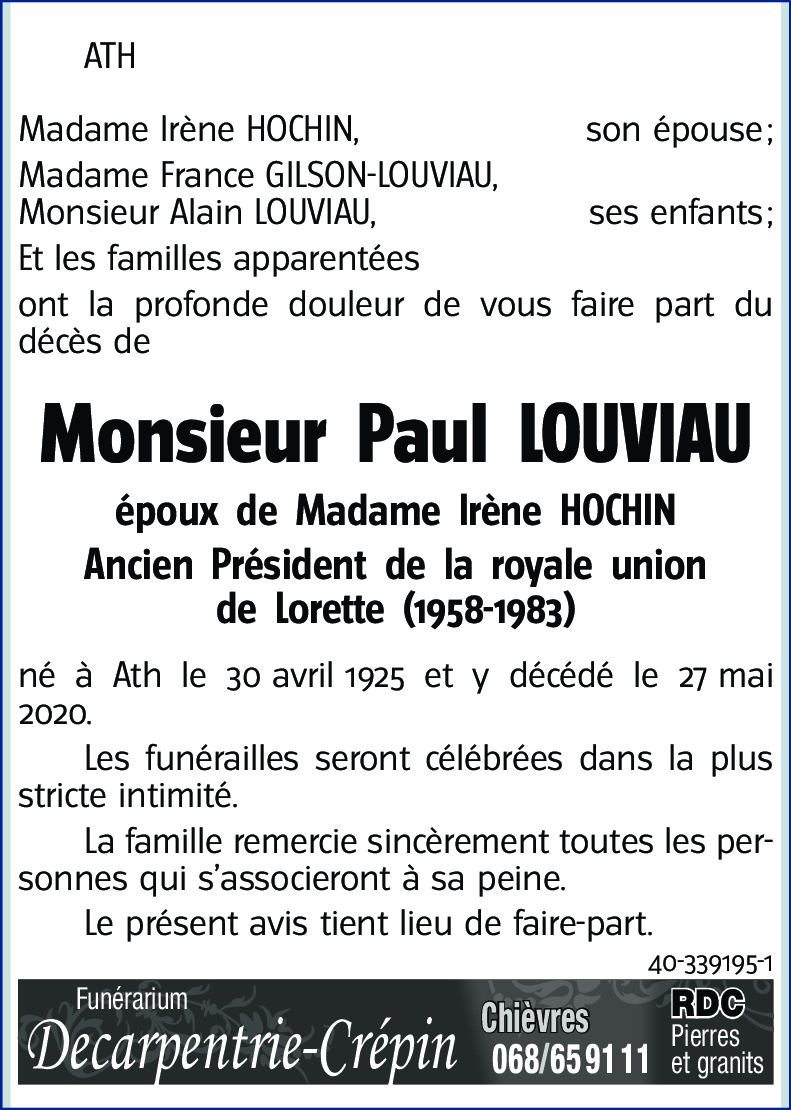 Paul LOUVIAU