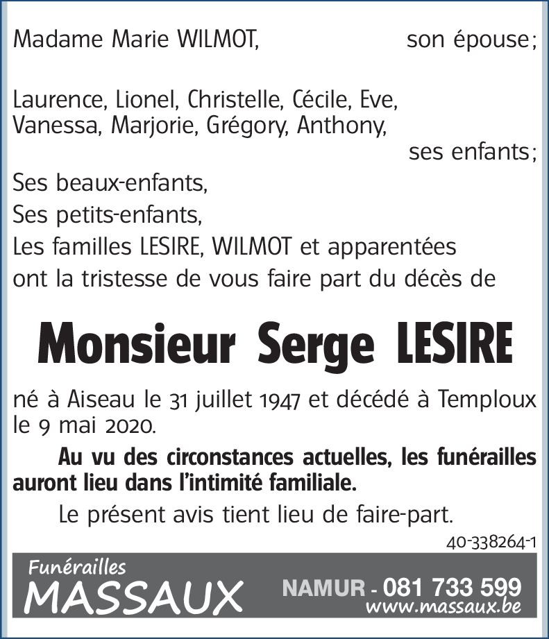 Serge LESIRE