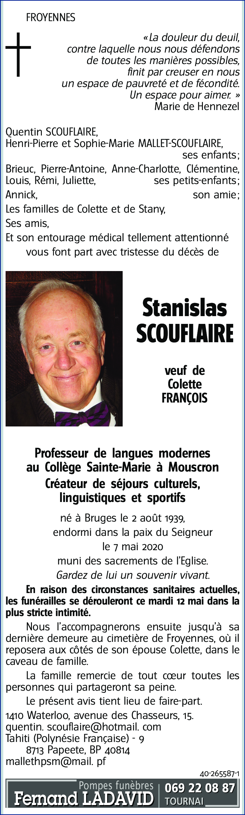 Stanislas SCOUFLAIRE