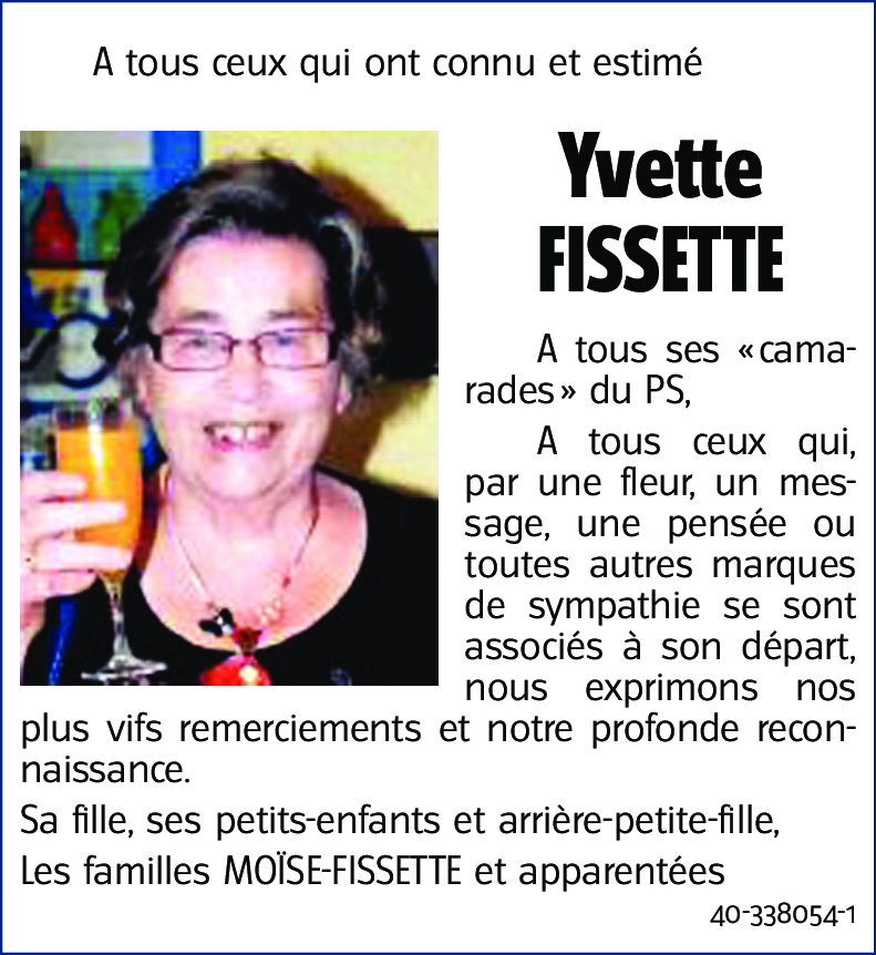 Yvette FISSETTE