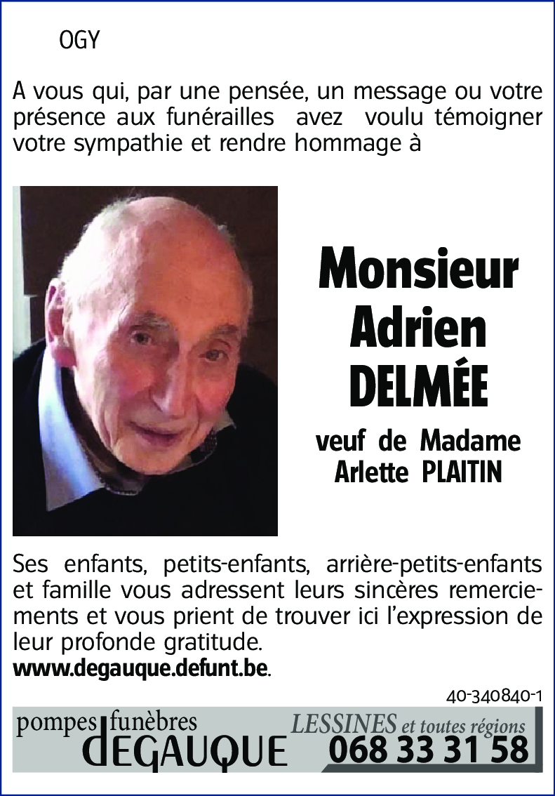 Adrien DELMÉE