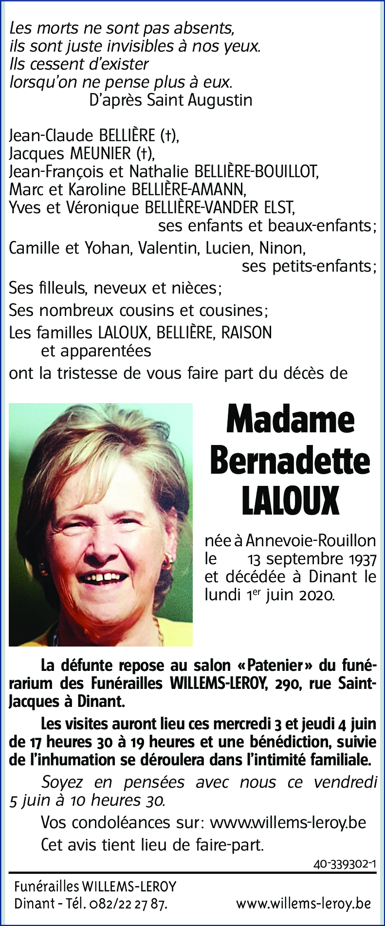 Bernadette LALOUX