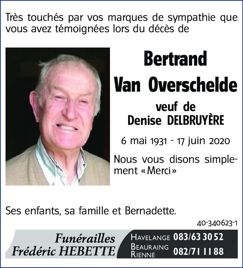 Bertrand Van Overschelde