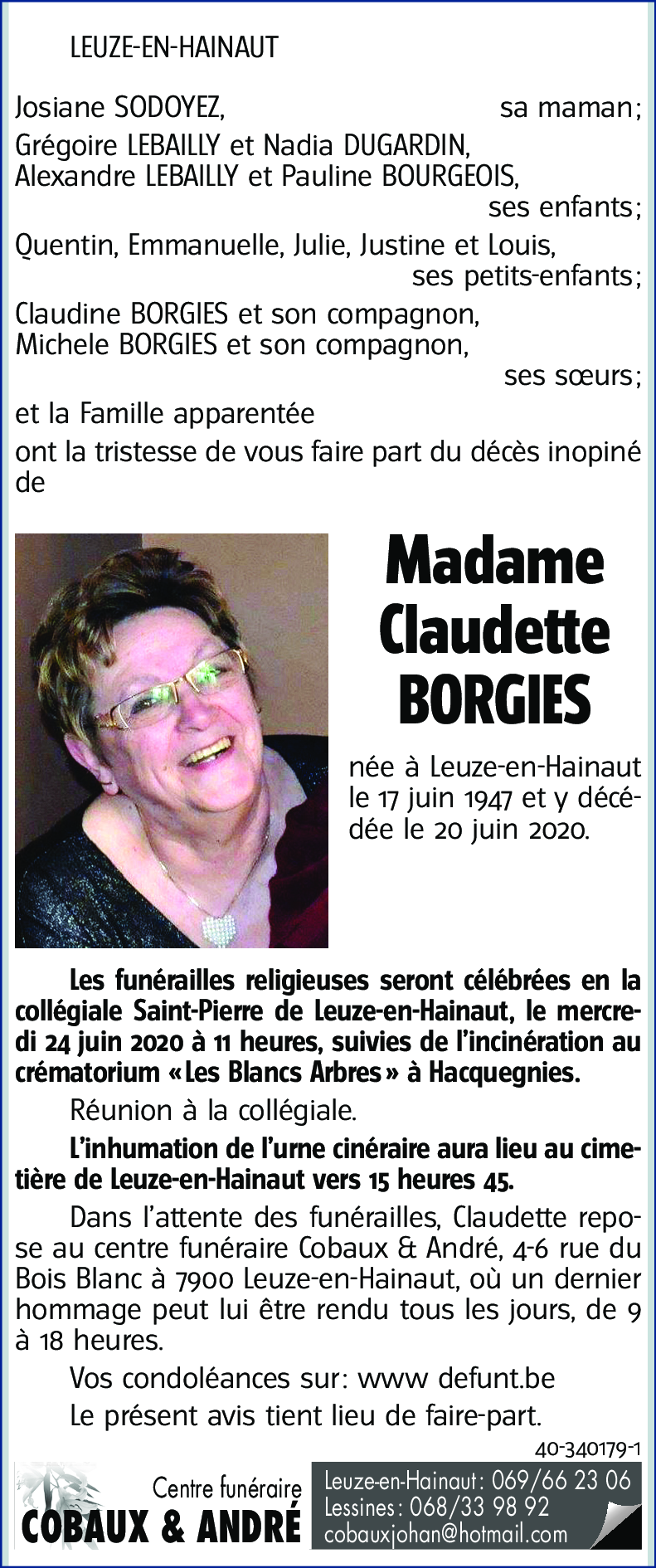 Claudette Borgies